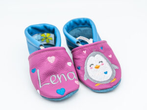 Lederpuschen Pinguin